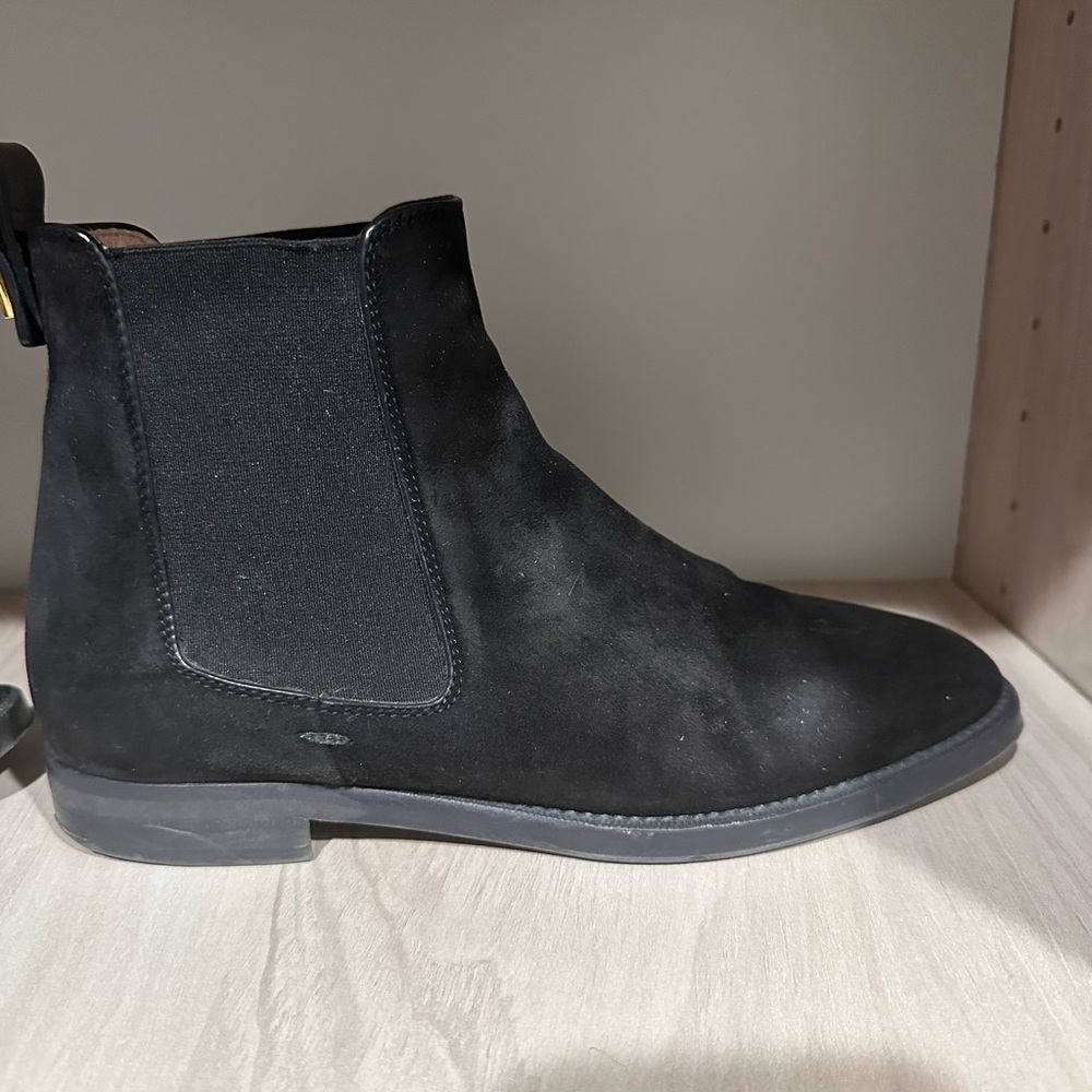 Stuart Weitzman Suede Chelsea Boots - Picture 8 of 11